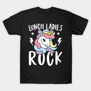 Lunch Ladies Rock - Unicorn T-Shirt